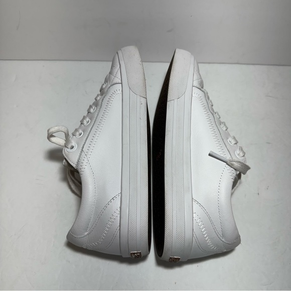 Taos Plim Soul Lux Leather White Sneakers, Women's Sz 7.5 Genuine Leather Shoes - Picture 10 of 14